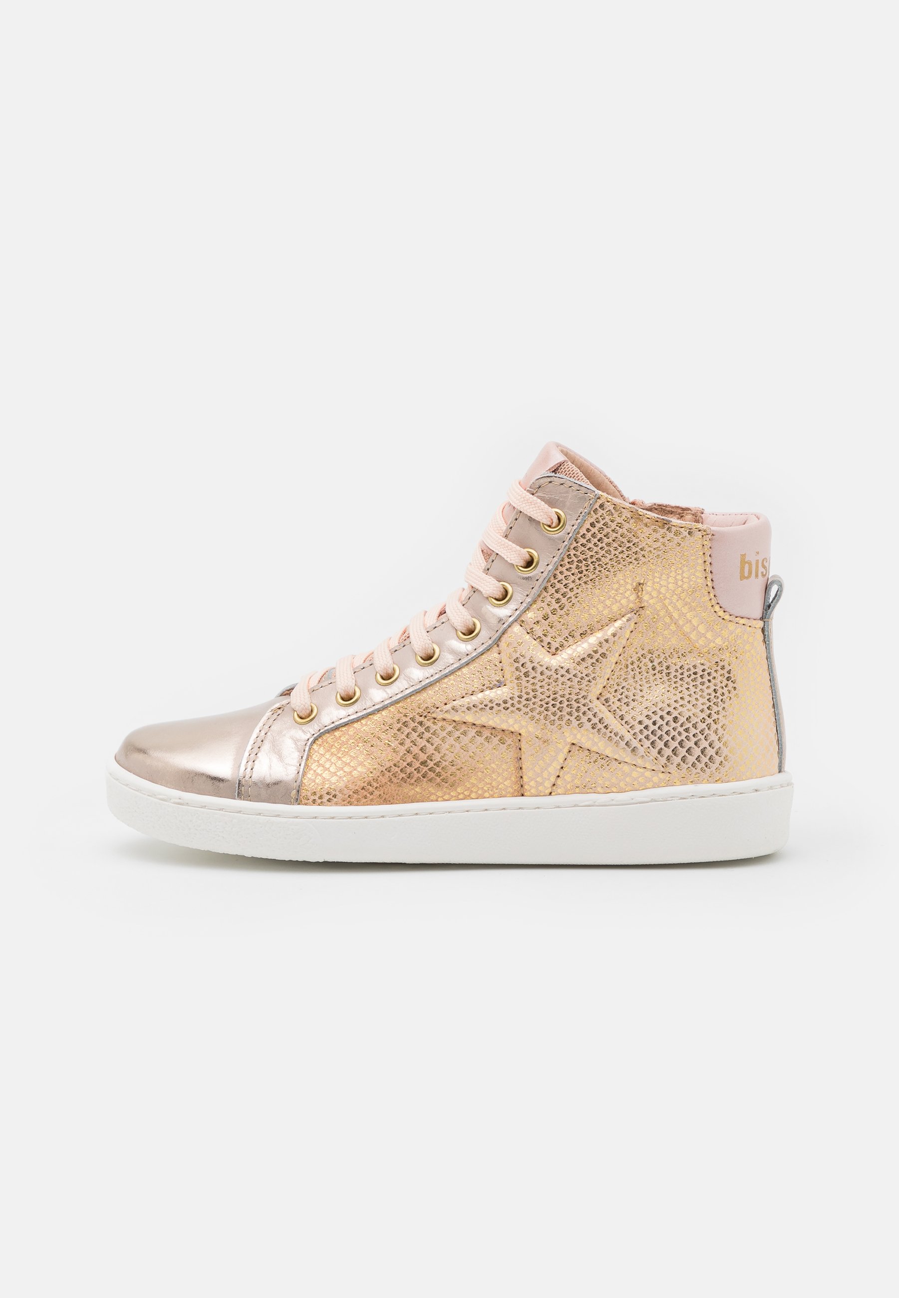 Bisgaard GAIA - Sneakers alte - creme/dorato - Zalando.it