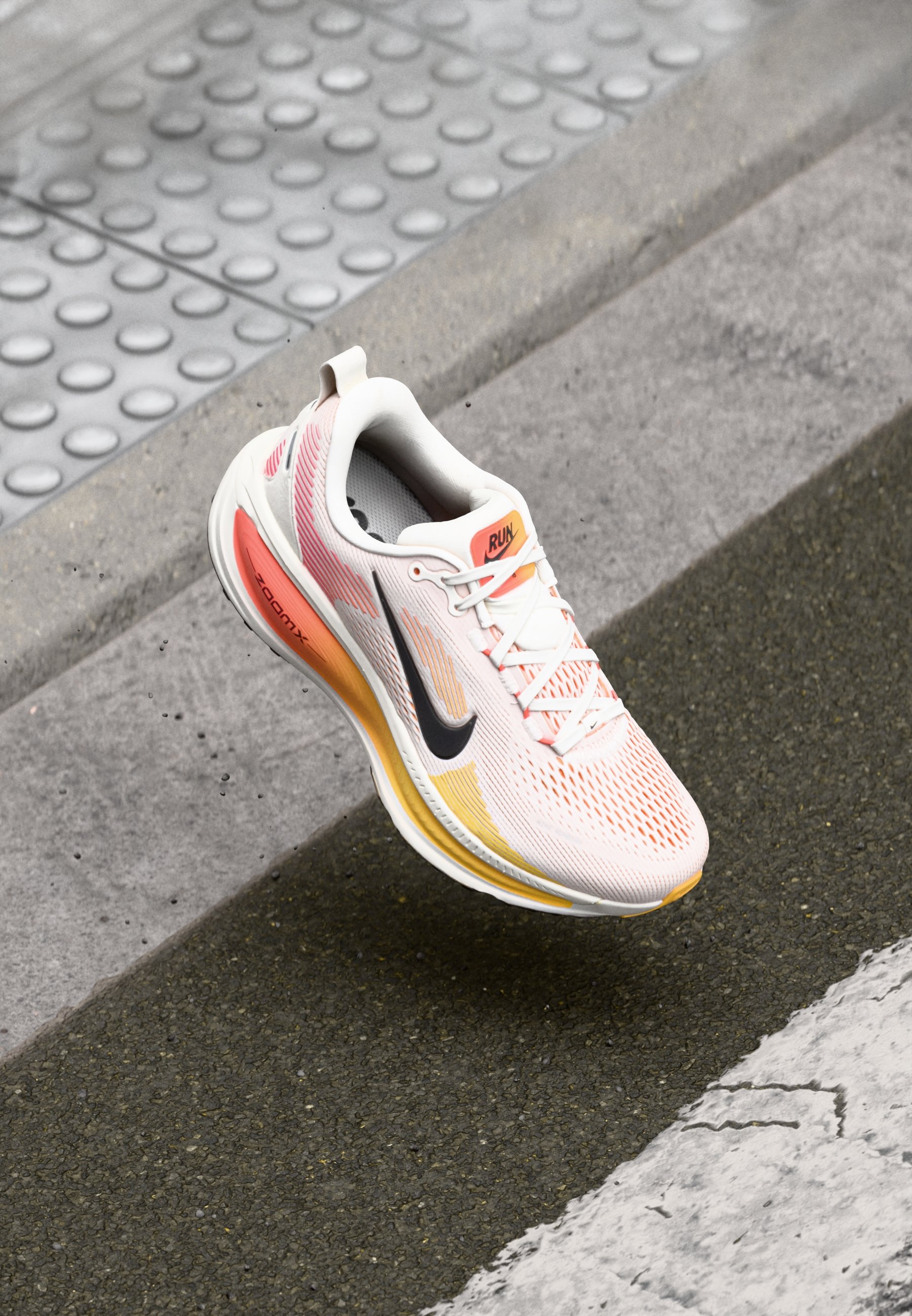 Nike Orange White and Black vomero Running Shoes Nike Vomero 5 Total Orange Grade School Running Shoes Total  main image 4