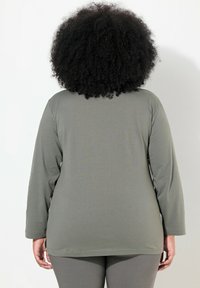 Ulla Popken GROSSE GRÖSSEN BASIC-V LANGARM  - Longsleeve - gray