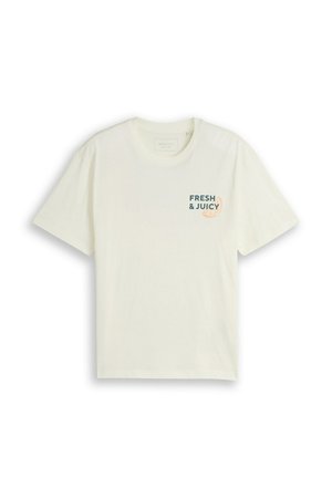 TOM TAILOR DENIM, T-shirt imprimé - wool white