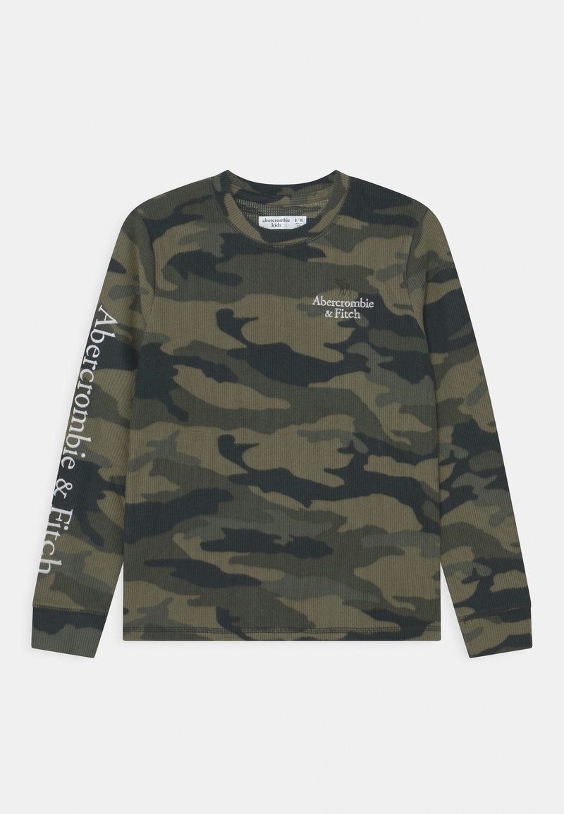 Abercrombie & Fitch WAFFLE LOGO Langarmshirt olive/oliv Zalando.at