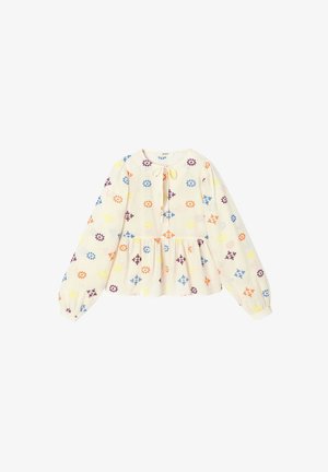 Promod, BLOUSE BRODÉE AJOURÉE - Blouse - ecru