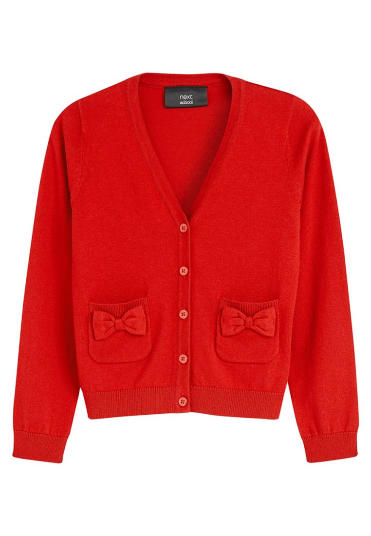 Next - RED BOW POCKET  - Gilet - red, Agrandir