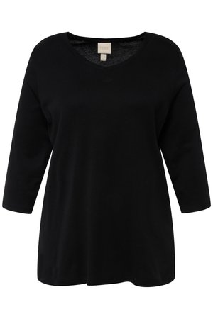 Ulla Popken, GROSSE GRÖSSEN - Camiseta de manga larga - noir