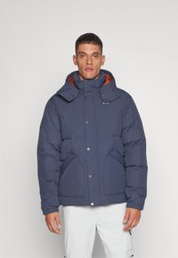 Patagonia DOWNDRIFT JACKET - Páperová bunda - smolder blue/burnished red
