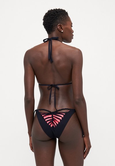 Agent Provocateur LATICIA BRIEF - Bikinio apatinė dalis - black/neon pink