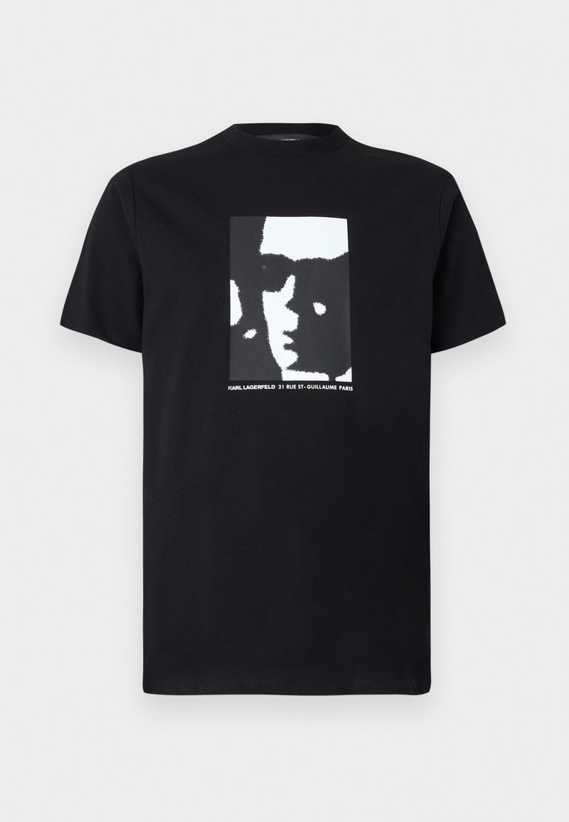 Karl Lagerfeld T-shirt print zwart