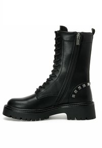 Nine West SALLEZ - Stivaletti stringati - black