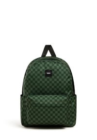 Vans OLD GROM CHECK - Školní taška - dark olive