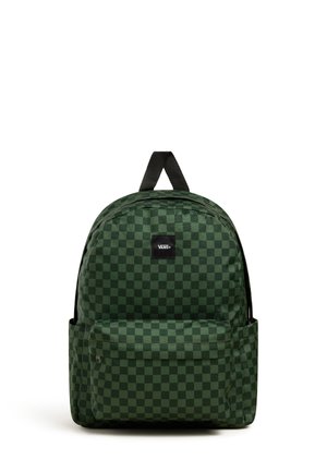 OLD GROM CHECK - Koulureppu - dark olive