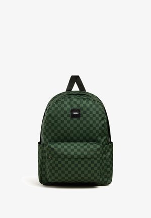 Vans OLD GROM CHECK - Školní taška - dark olive