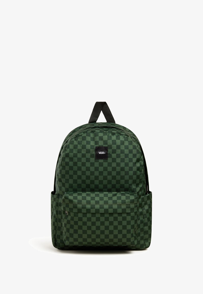 Vans OLD GROM CHECK - Mochila escolar - dark olive
