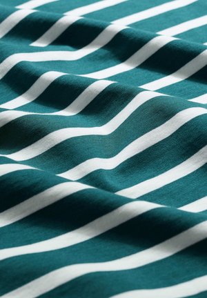 Seasalt Cornwall Nyomott mintás póló - teal breton kingfisher