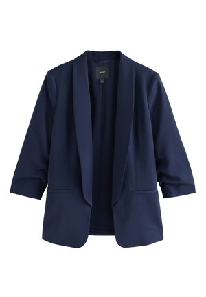 Next RUCHED SLEEVE BLAZER TALL - Kurzmantel - navy