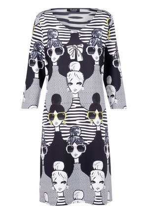 TUZZI, WENDE - Jerseyjurk - deep sea sunny lime ecru