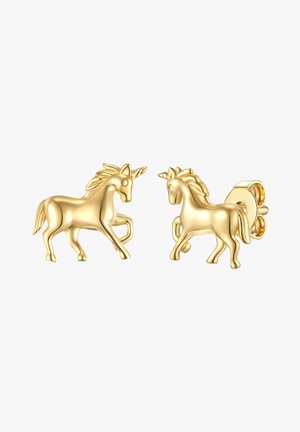 Auskarai - gold-coloured