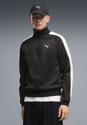 Puma, T7 ALWAYS ON QUATER ZIP DK UNISEX - Sweatshirt - puma black