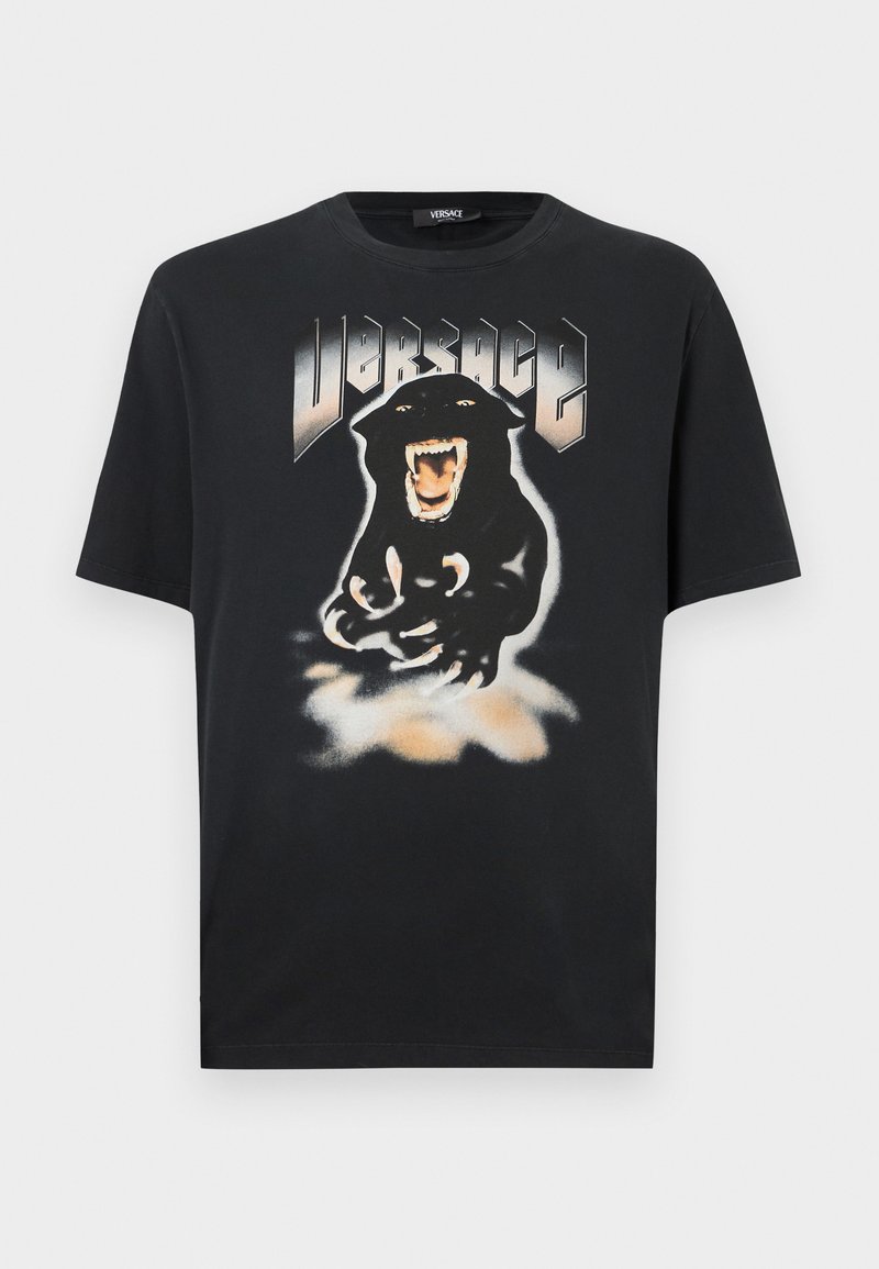 Versace T-shirt print zwart