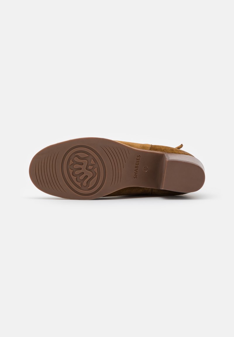 Stivali Shabbies Amsterdam In Velluto Pelle Cognac/marrone, Taglia 38, Tacco Medio, Usati - Foto 3