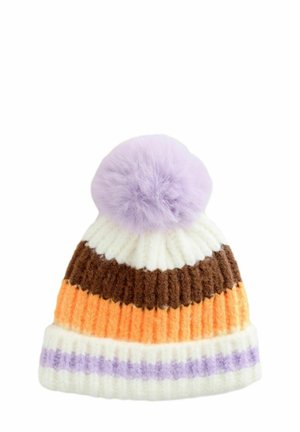 POM - Čiapka - purple/white