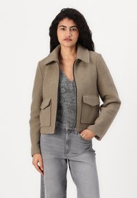 Vero Moda VMSAFIR SHORT JACKET - Lett jakke - fossil