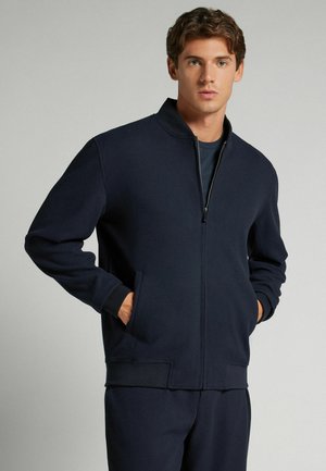 Sweater met rits - blue