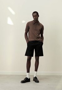 sandro PABLO ZIP - Poloskjorter - taupe
