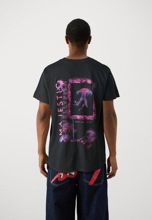 Night Addict T-shirt print - black