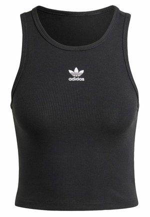 adidas Originals ESSENTIALS RIBBED - Top - black