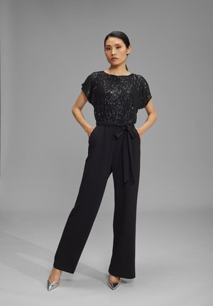 PARTY MIT PAILLETTENBESETZTEM - Jumpsuit - black