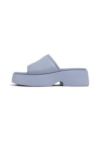 TASHA - Ciabattine con tacco - mittelblau