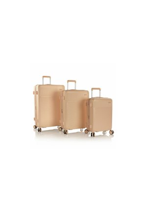 SET 3-TEILIG MIT DEHNFALTE - Luggage set - nude