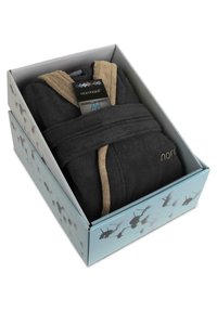 Normani WELLNESS - Bademantel - schwarz/beige