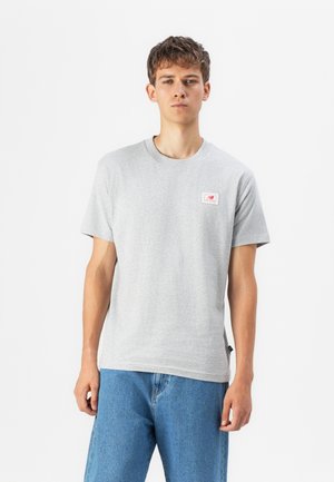 WOVEN LABEL UNISEX - Majica kratkih rukava s printom - grey
