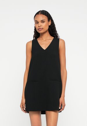 PUNTO MINI SHIFT DRESS - Pouzdrové šaty - black