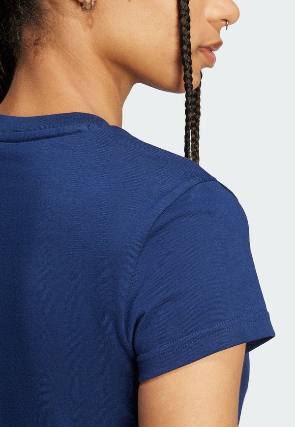 SLIM - Print T-shirt - night indigo3