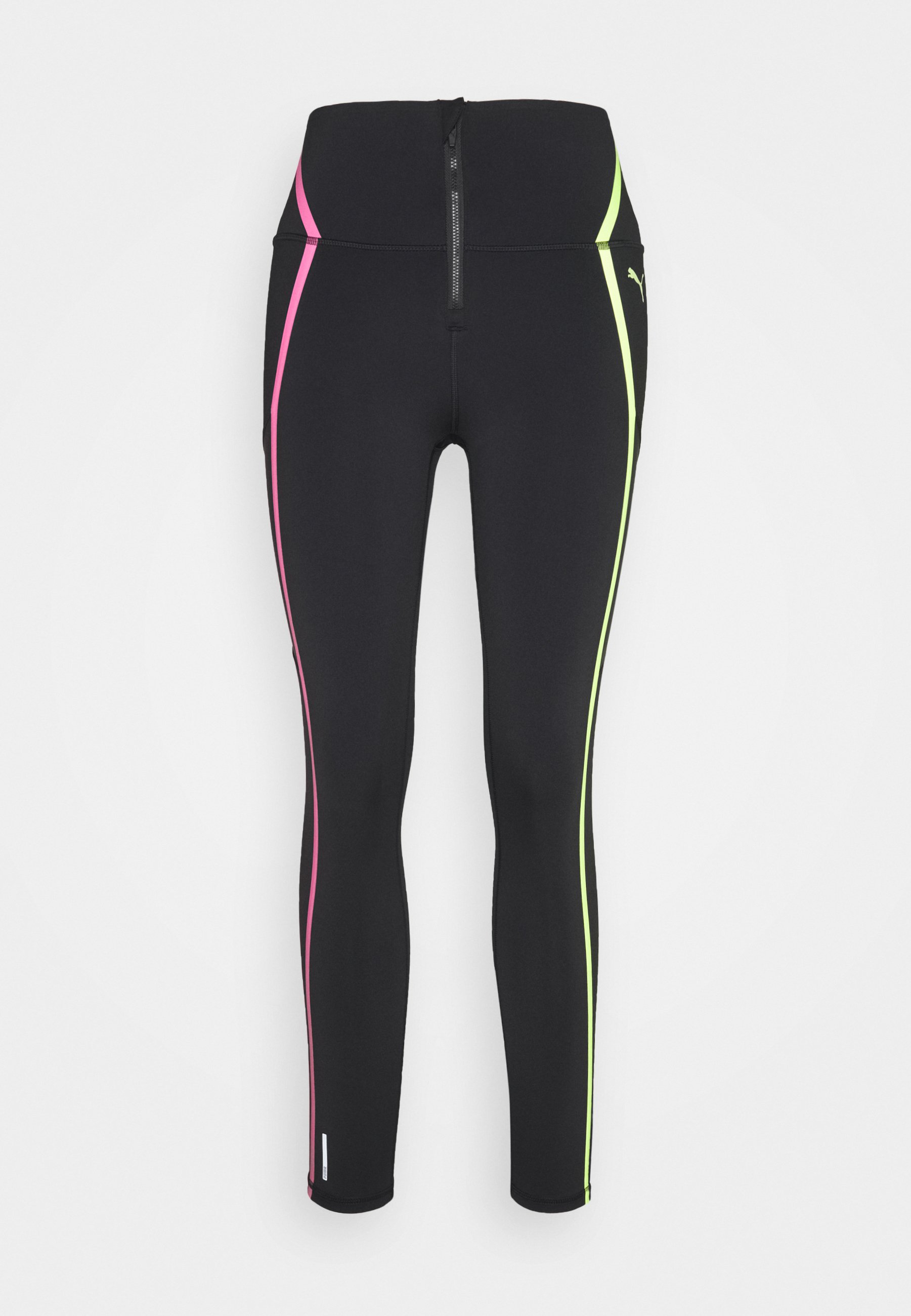 Black pink yellow leggings