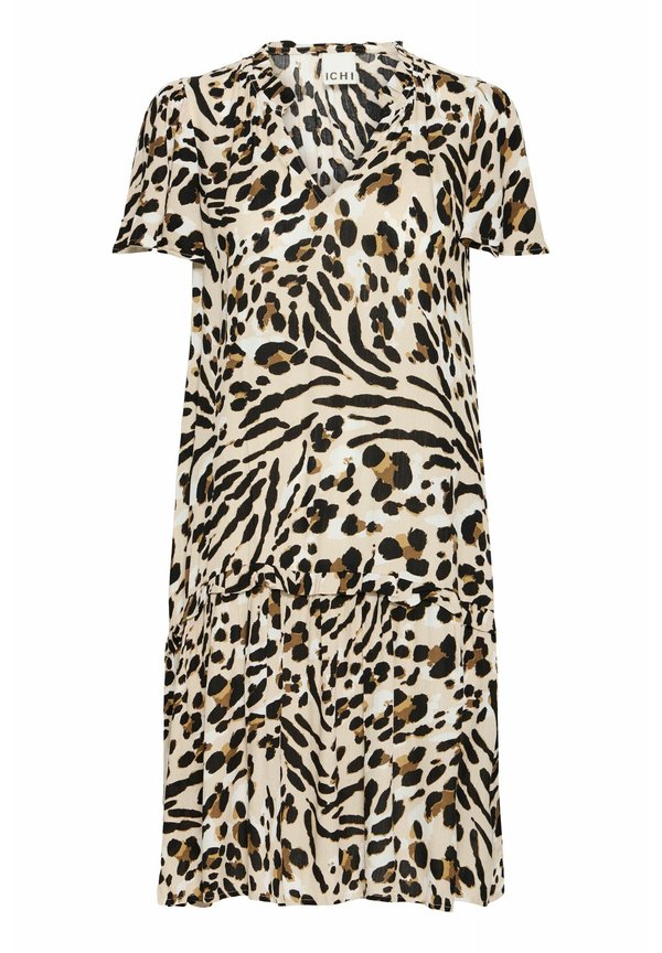 IHMARRAKECH - Day dress - caribou animal aop4