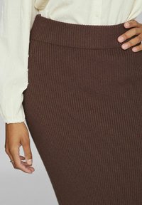 VILA VIRIL NOOS - Kokerrok - coffee bean