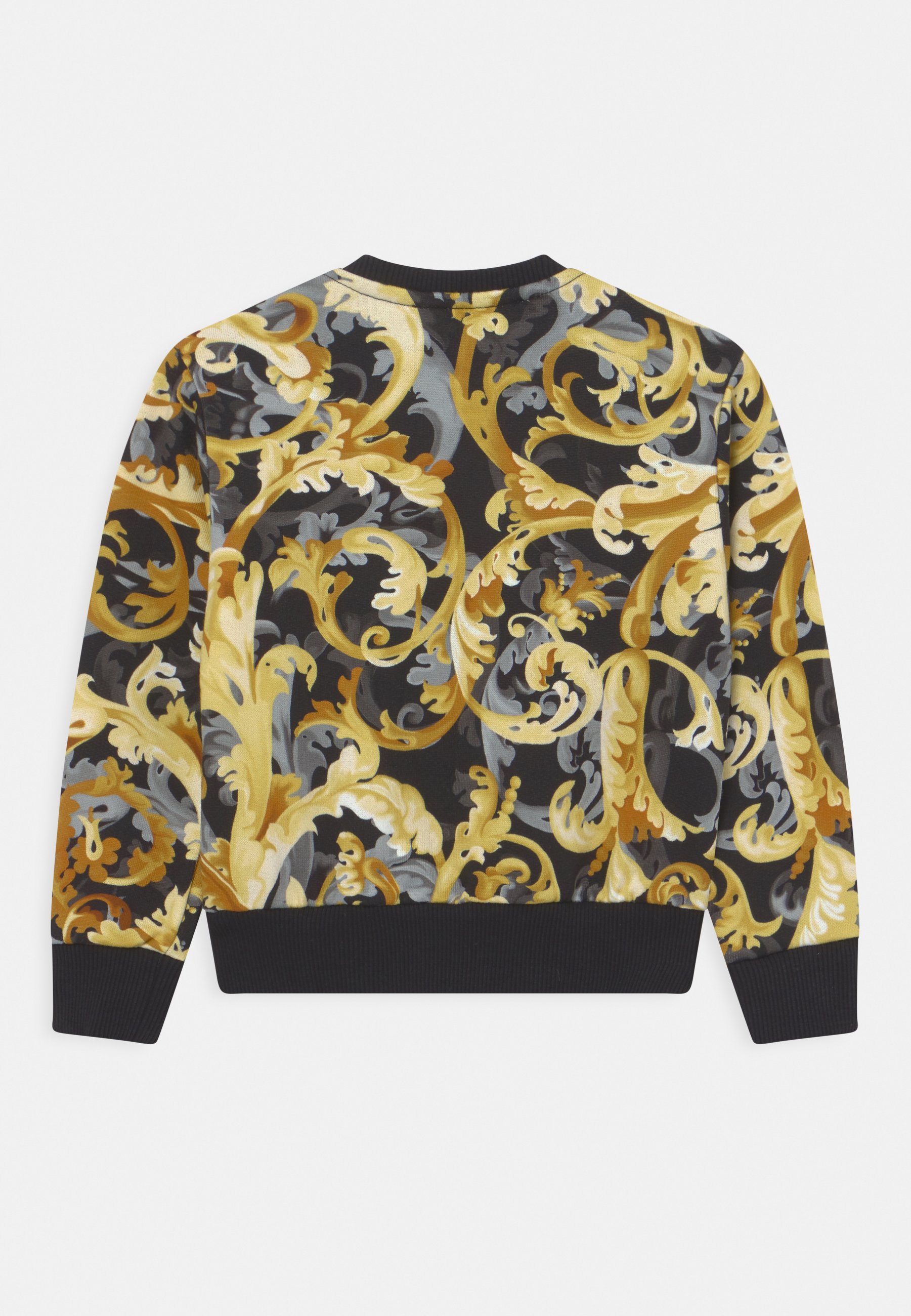 Versace BAROCCO FLAGE UNISEX - Felpa - nero/oro/giallo - Zalando.it