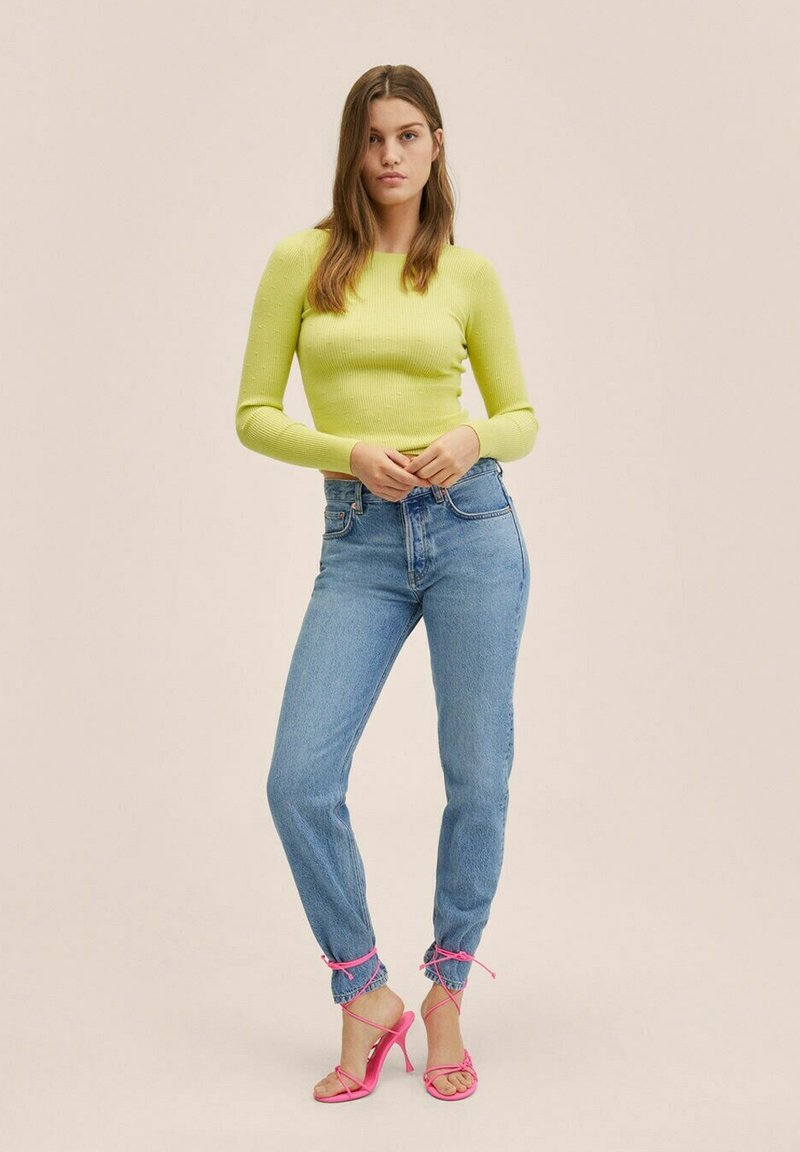 Damen Strickjacken | Mango EDURNE Strickpullover citron vert/gelb - QB90437 Damen Strickjacken | Mango EDURNE Strickpullover citron vert/gelb - QB90437