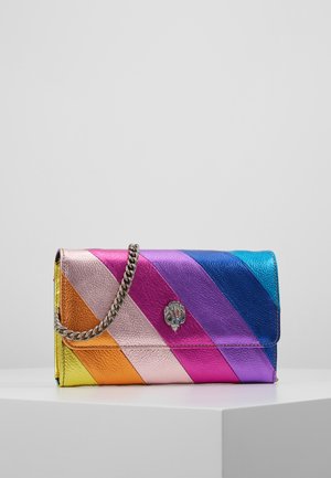 STRIPE CHAIN WALLET - Across body bag - multi-coloured