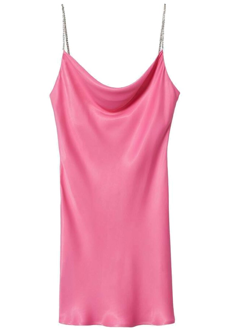 Mango Cocktailjurk donkerroze Mango Cocktailjurk donkerroze