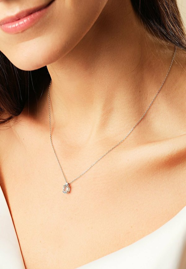 Halskette - witgouden kleur