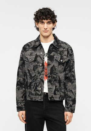 CONE STAMP TRUCKER JACKET - Τζιν μπουφάν - grey