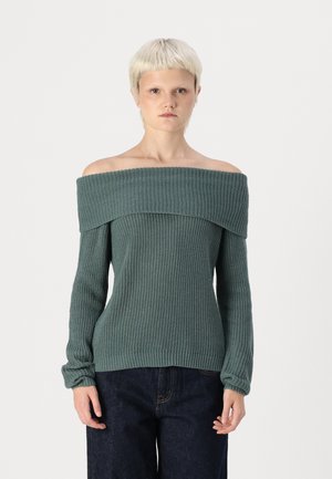 ONLY ONLMELTON LIFE OFF SHOULDER - Vesta - balsam green