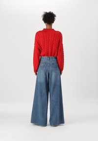 LOIS Jeans MARLENE - Pernera ancha - dark stone
