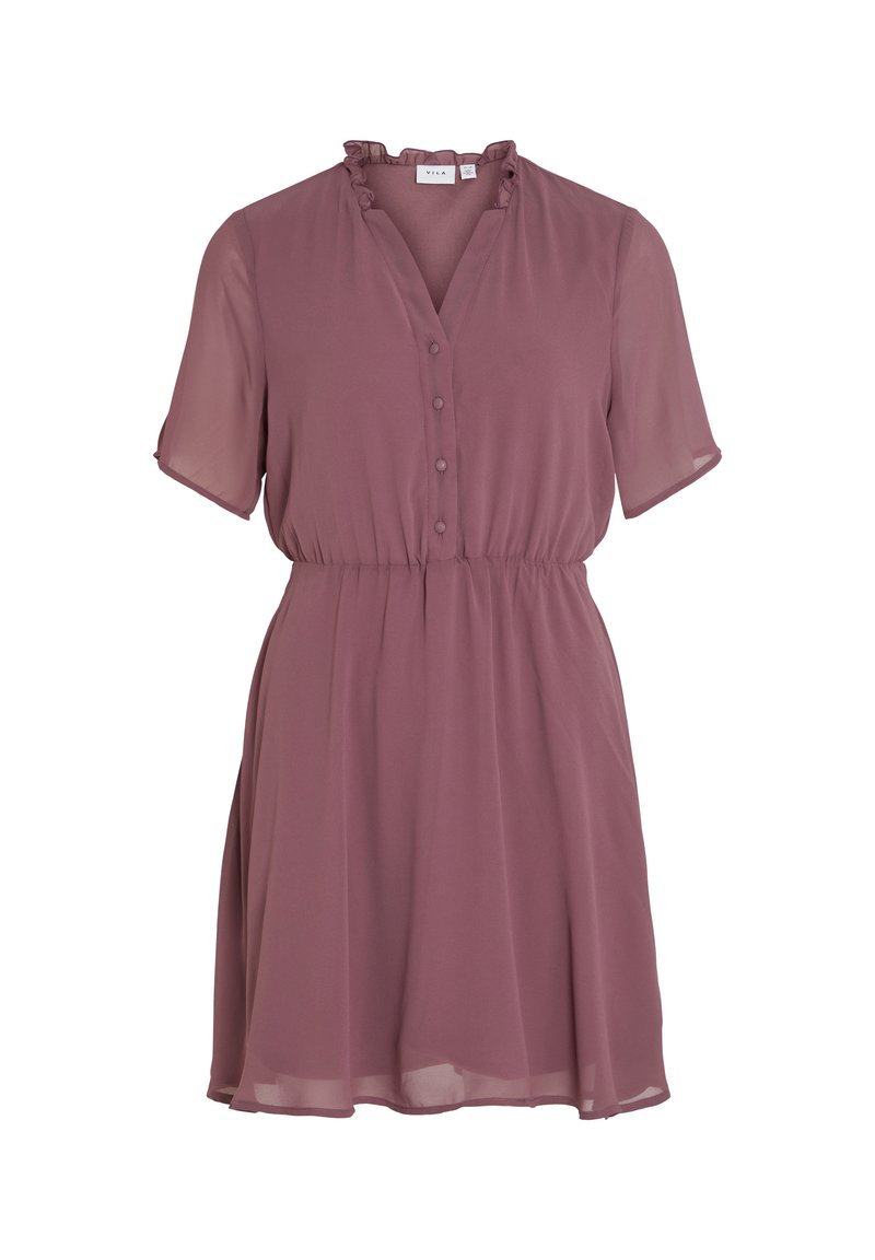 Vila Blousejurk donkerroze Vila Blousejurk donkerroze