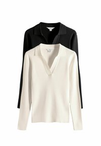 REGULAR FIT - 2 PACK  - Striktrøje - black cream