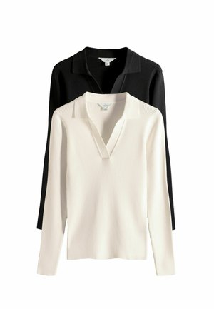 THE SET REGULAR FIT - 2 PACK  - Jumper - black cream